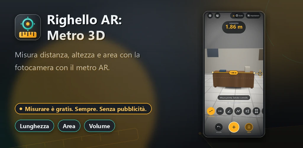 AR Ruler: Metro a Nastro 3D RA preview