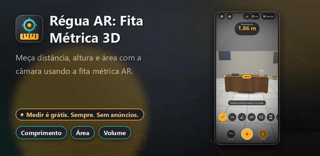 AR Ruler: Fita Métrica 3D RA preview