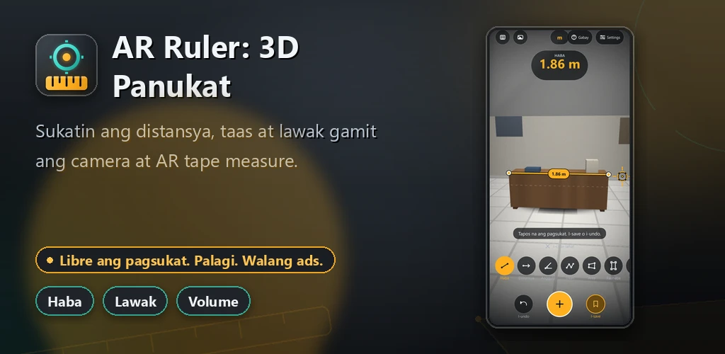 AR Ruler: 3D Tape Measure preview
