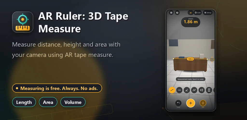 AR Ruler: 3D 卷尺测量 preview