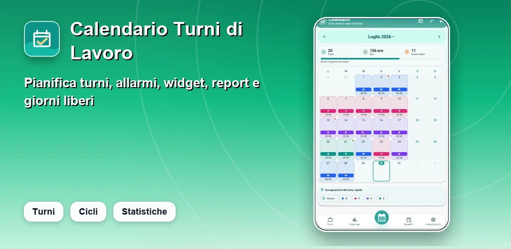 Calendario Turni preview