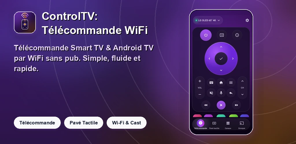 ControlTV: Télécommande Smart TV preview