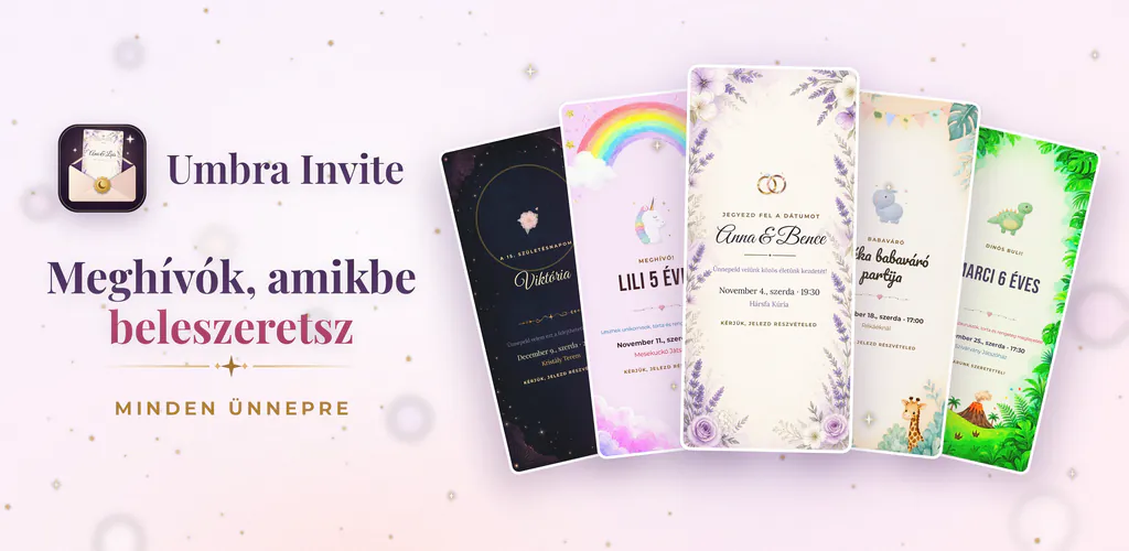 Umbra Invite – Tervezzen meghívókat, és kezelje a vendéglistát, a visszajelzéseket és a bejelentkezést offline is.