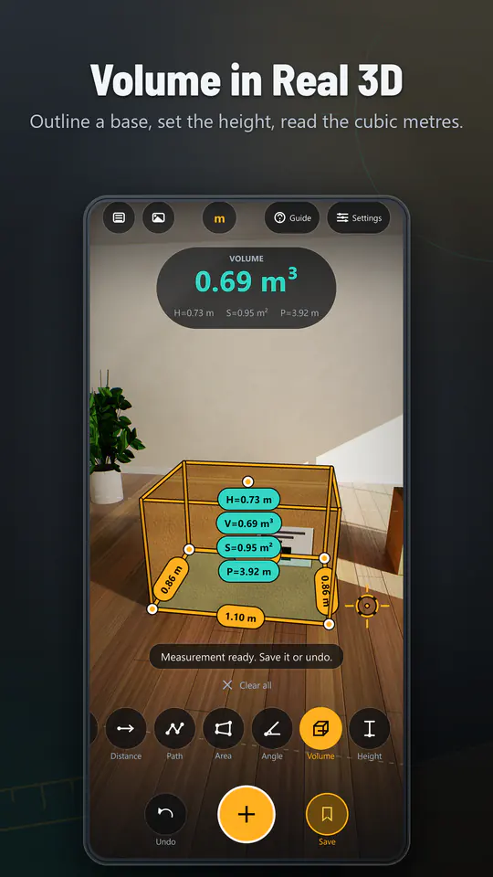 AR Ruler: 3D Tape Measure screenshot 3 of 4