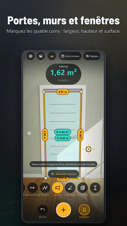 AR Ruler: Mètre Ruban 3D RA : capture d’écran 4 sur 4