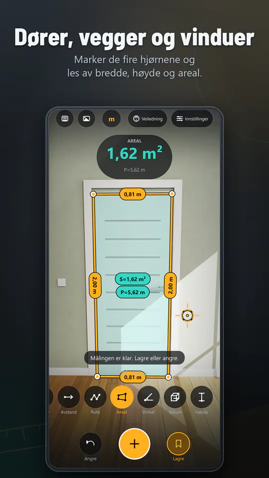 AR Ruler: 3D Målebånd: skjermbilde 4 av 4