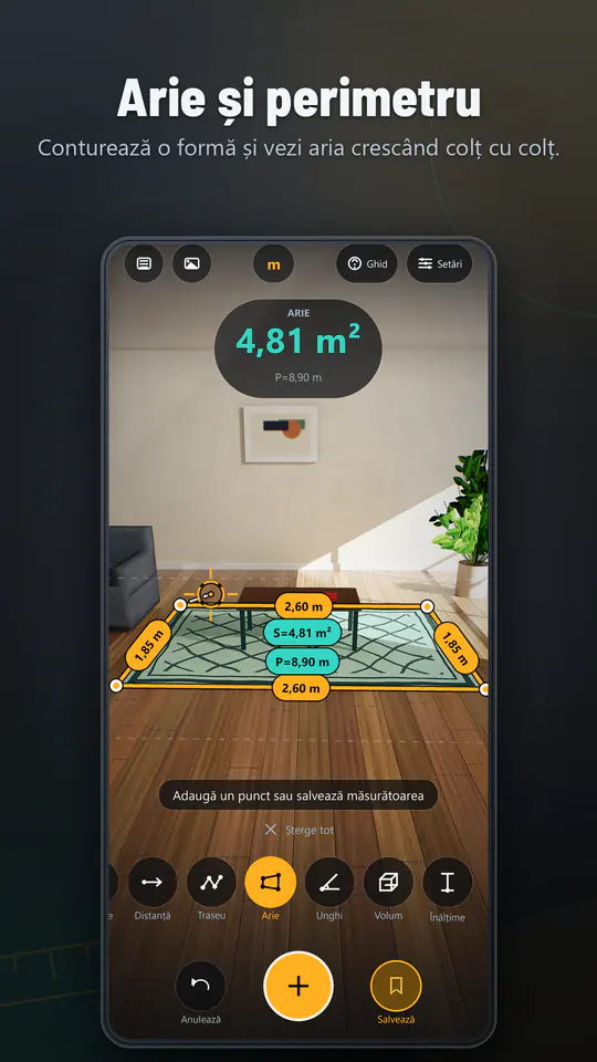AR Ruler: Ruletă 3D: captura de ecran 2 din 4