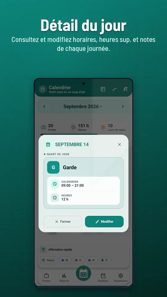 Calendrier des Postes : capture d’écran 2 sur 4