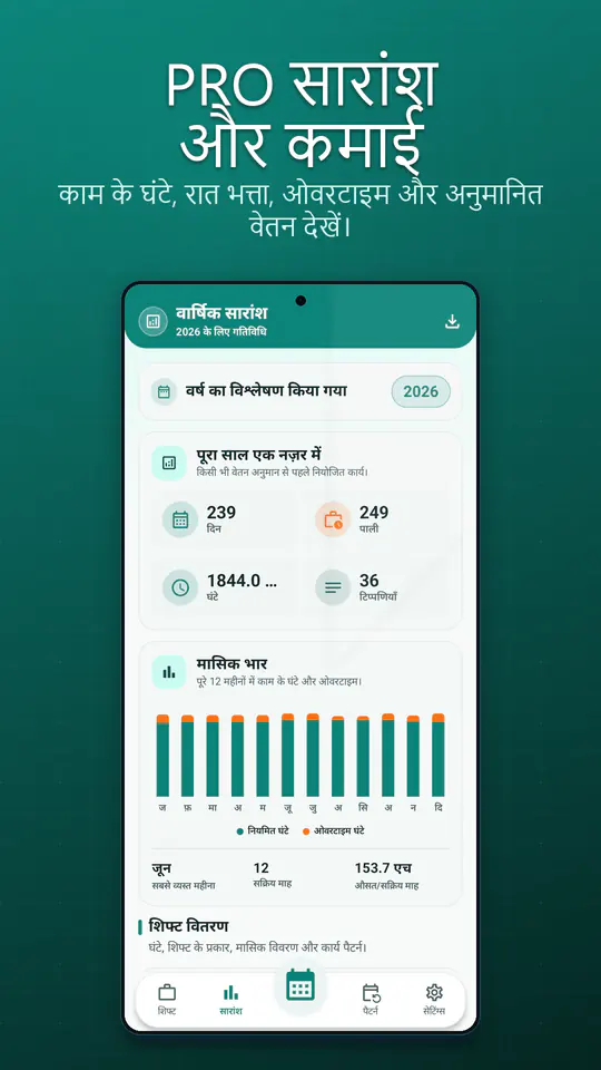 शिफ्ट कैलेंडर स्क्रीनशॉट 4/4
