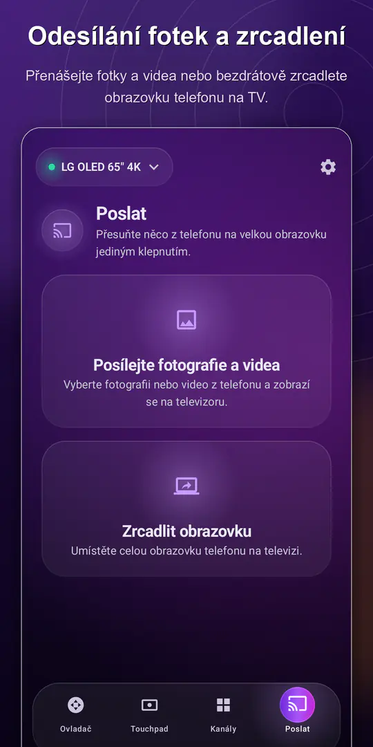 ControlTV: Ovladač Smart TV: snímek obrazovky 4 z 4