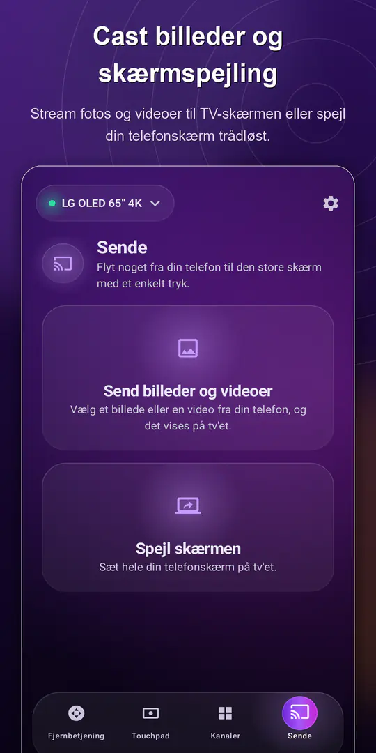 ControlTV: Smart TV Fjernbetjening: skærmbillede 4 af 4