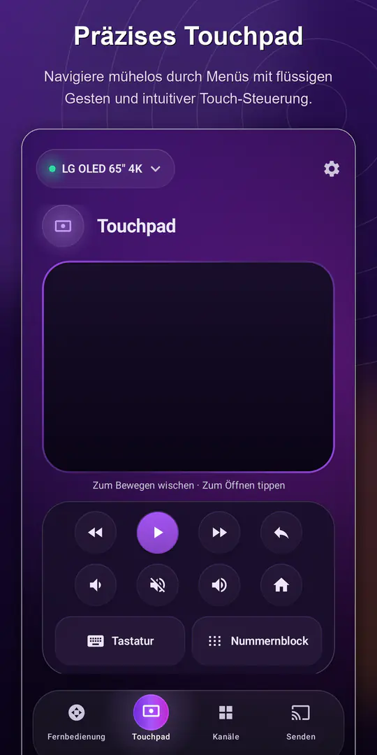 ControlTV: Smart TV Fernbedienung – Screenshot 2 von 4