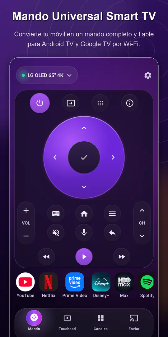 ControlTV: Mando Smart TV WiFi: captura 1 de 4