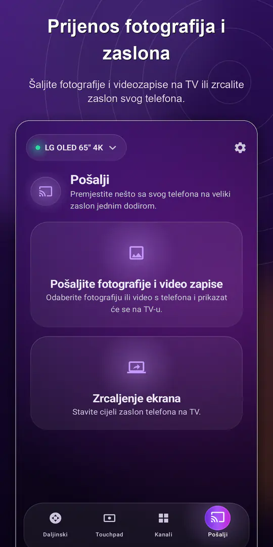 ControlTV: Daljinski za Smart TV: snimka zaslona 4 od 4