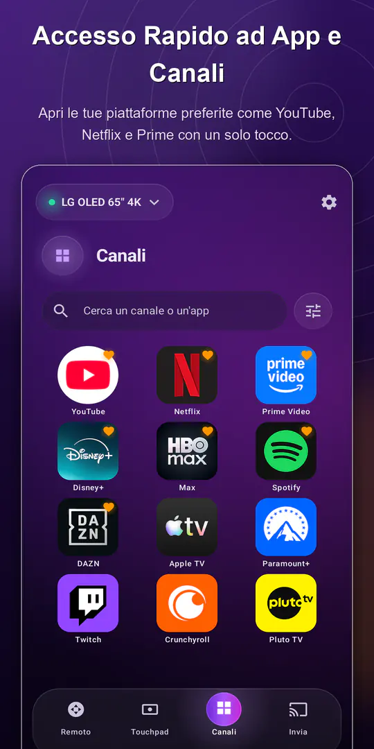ControlTV: Telecomando Smart TV: screenshot 3 di 4