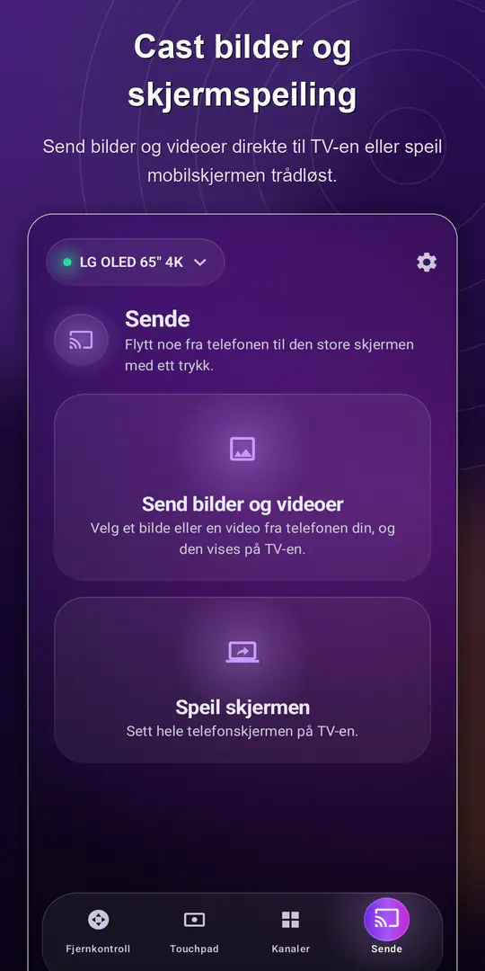 ControlTV: Smart TV Fjernkontroll: skjermbilde 4 av 4