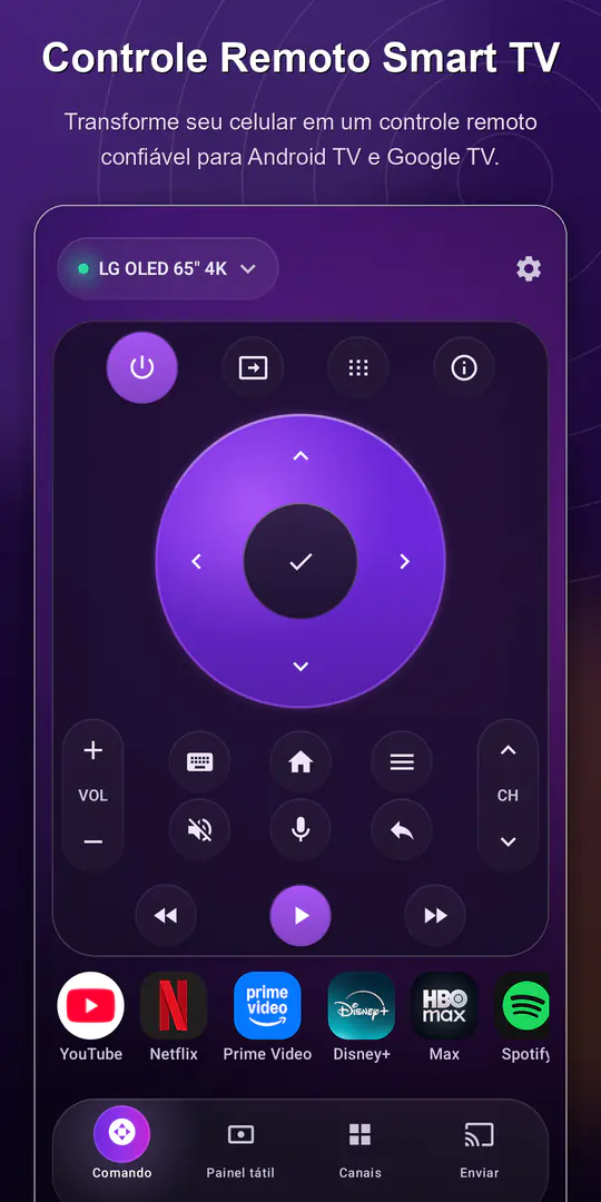 ControlTV: Comando Smart TV Wi-Fi: captura 1 de 4