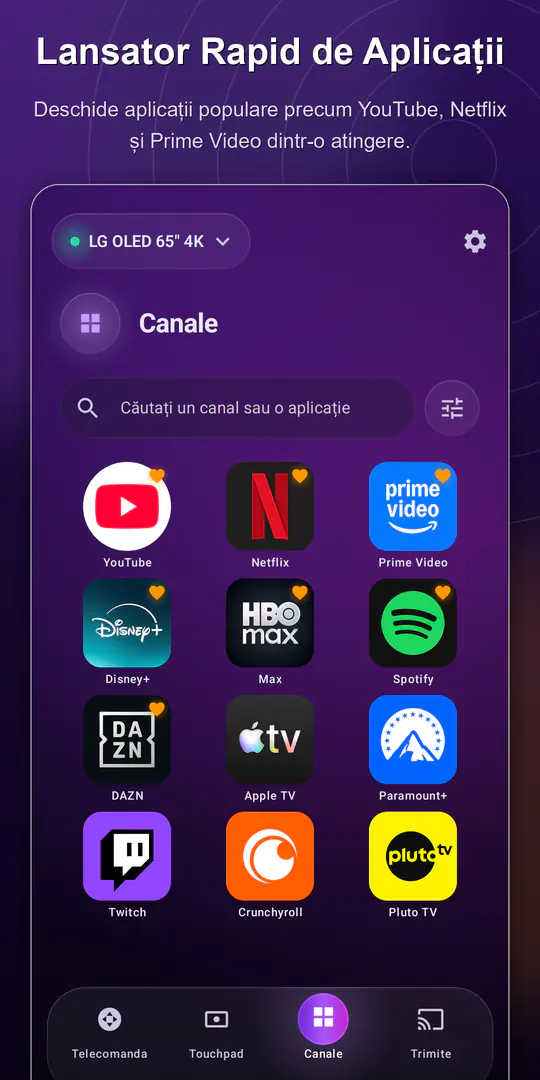 ControlTV: Telecomandă Smart TV: captura de ecran 3 din 4