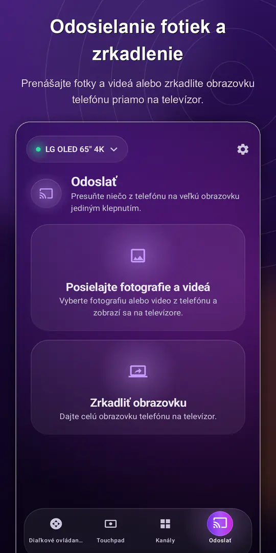 ControlTV: Ovládač Smart TV: snímka obrazovky 4 z 4