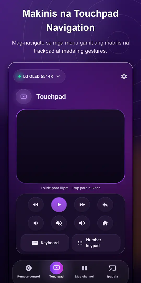 ControlTV: Remote ng Smart TV: screenshot 2 ng 4