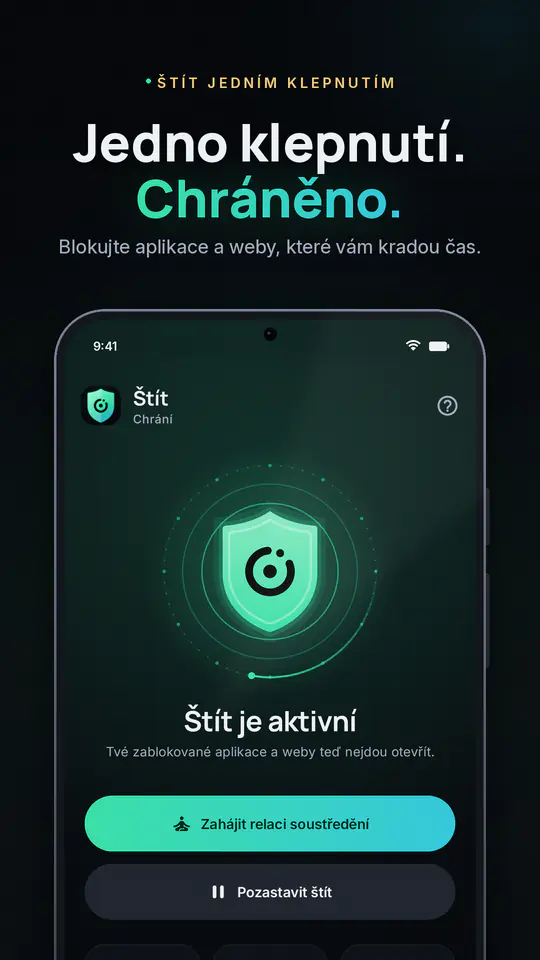 FocusBlocker: Blokuj aplikace: snímek obrazovky 1 z 4