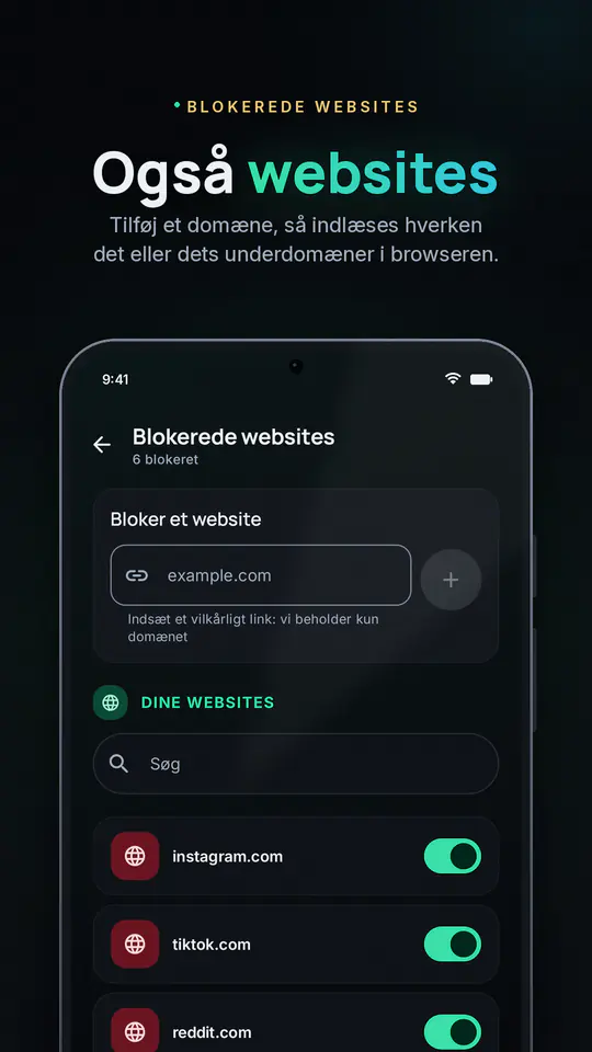 FocusBlocker: Bloker apps: skærmbillede 4 af 4