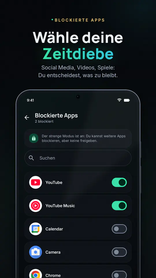 FocusBlocker: App-Blocker – Screenshot 3 von 4