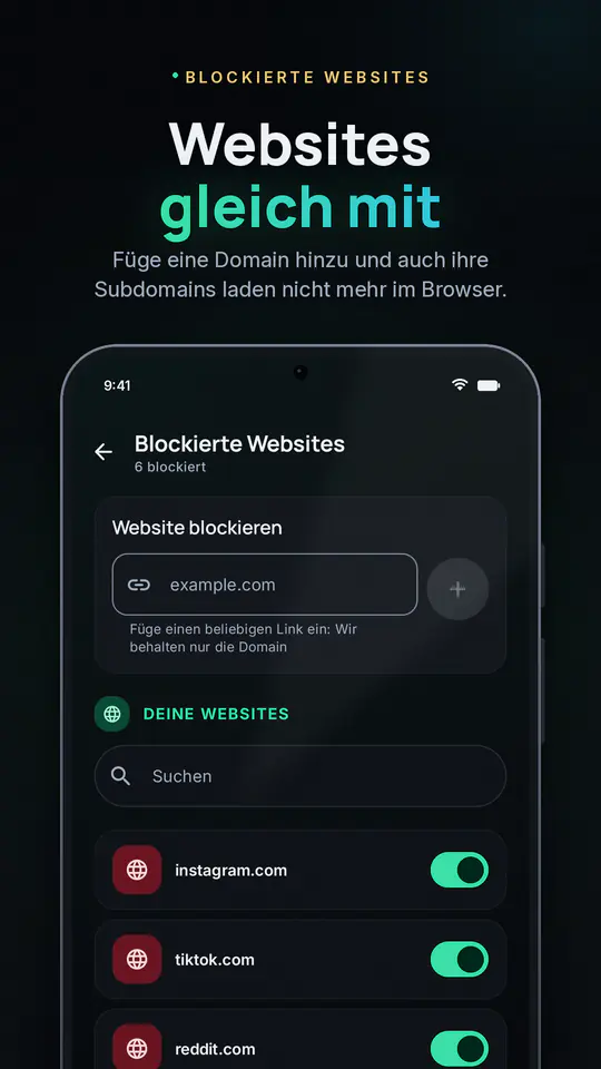 FocusBlocker: App-Blocker – Screenshot 4 von 4