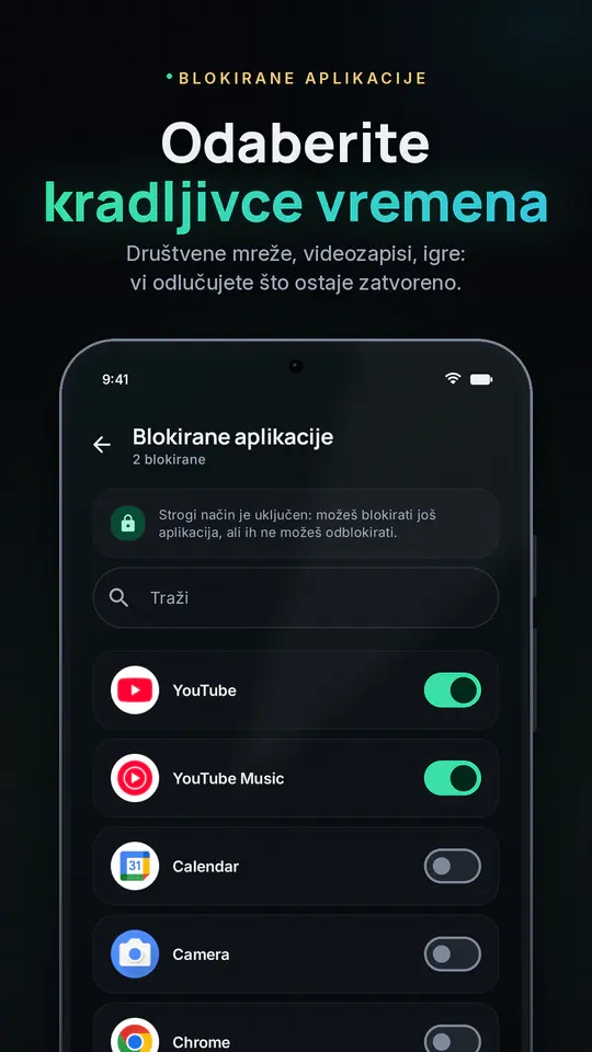 FocusBlocker: Blokada appova: snimka zaslona 3 od 4