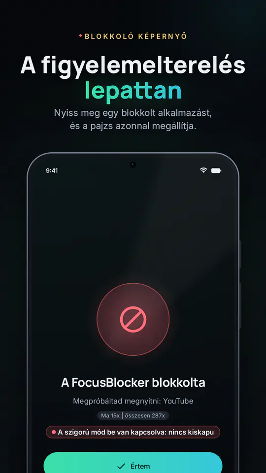 FocusBlocker: Appok blokkolása: 2/4. képernyőkép