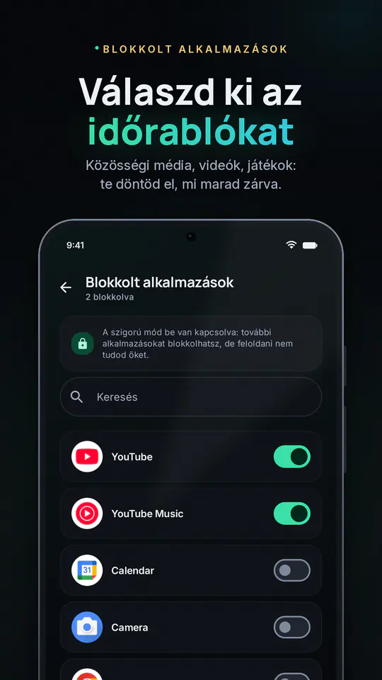 FocusBlocker: Appok blokkolása: 3/4. képernyőkép