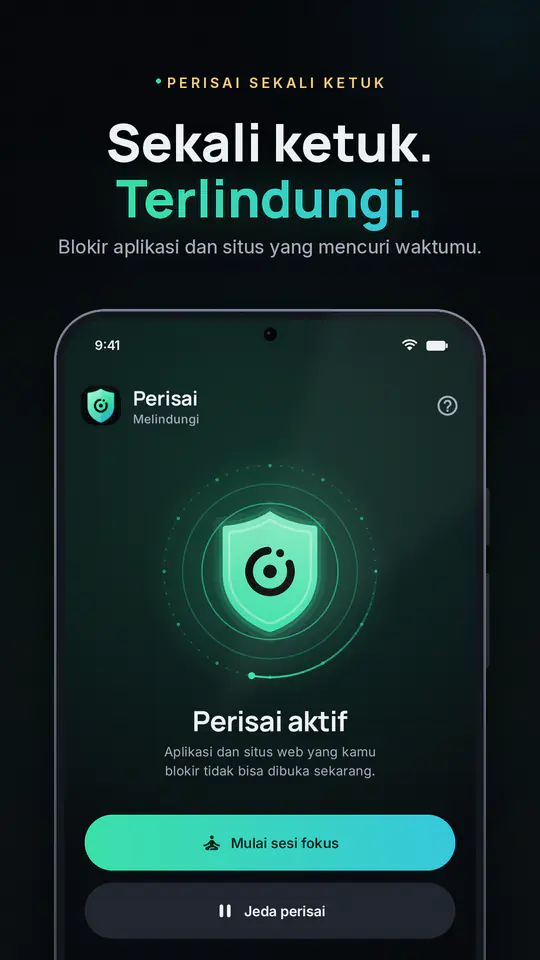 FocusBlocker: Blokir Aplikasi: tangkapan layar 1 dari 4