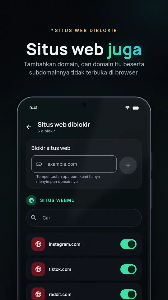 FocusBlocker: Blokir Aplikasi: tangkapan layar 4 dari 4