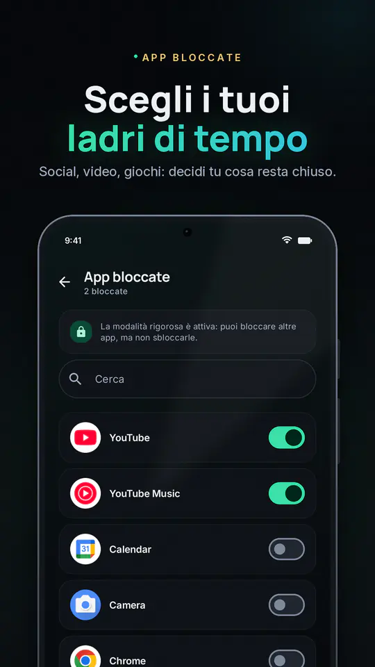 FocusBlocker: Blocca app: screenshot 3 di 4