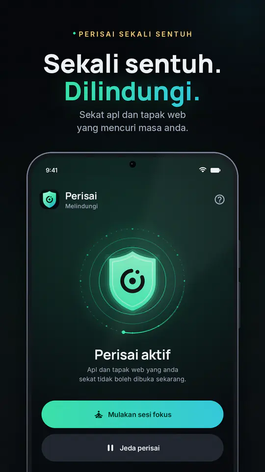 FocusBlocker: Penyekat Apl: tangkapan skrin 1 daripada 4