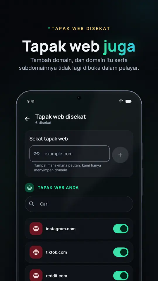 FocusBlocker: Penyekat Apl: tangkapan skrin 4 daripada 4