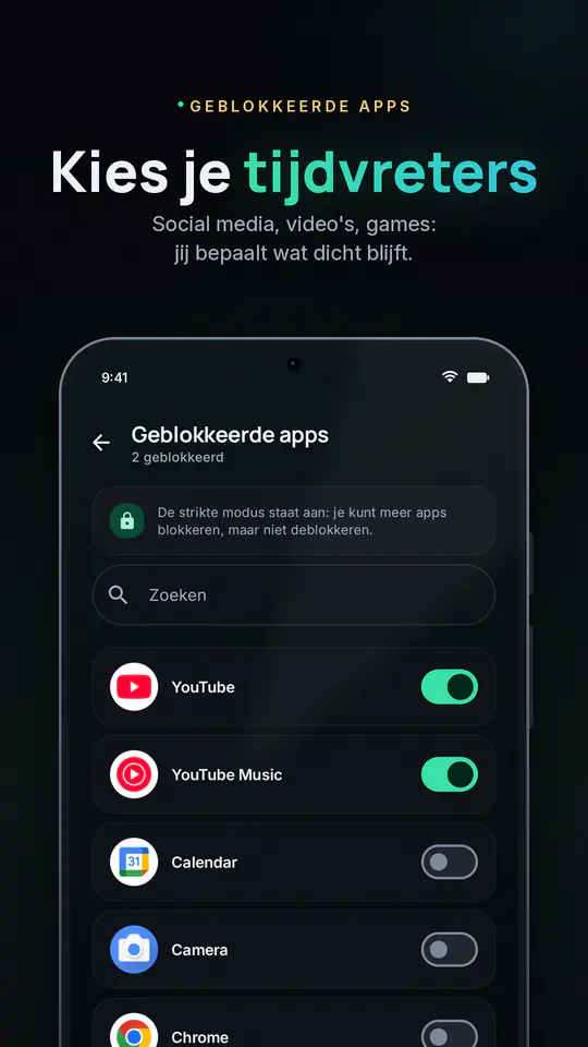 FocusBlocker: App Blocker: schermafbeelding 3 van 4