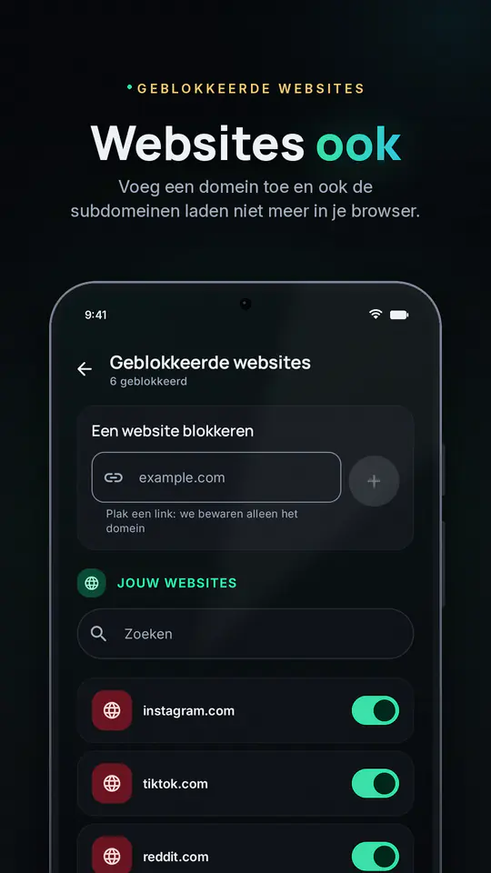 FocusBlocker: App Blocker: schermafbeelding 4 van 4