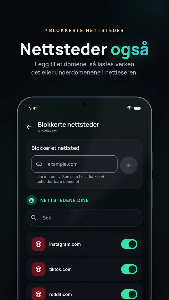 FocusBlocker: Blokker apper: skjermbilde 4 av 4
