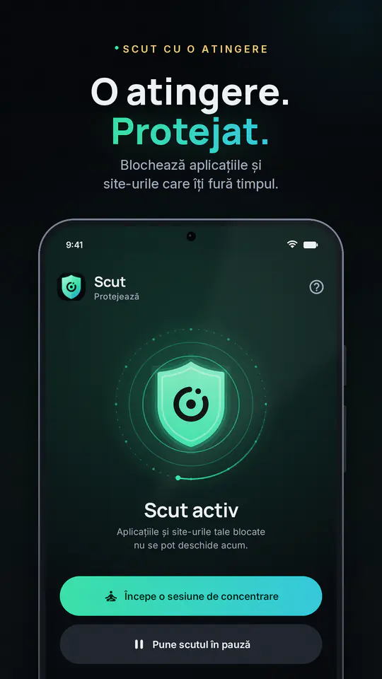 FocusBlocker: Blocare app-uri: captura de ecran 1 din 4