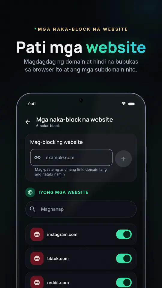 FocusBlocker: I-block ang Apps: screenshot 4 ng 4