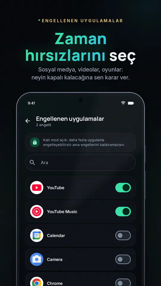 FocusBlocker: Uygulama Engelle ekran görüntüsü 3/4