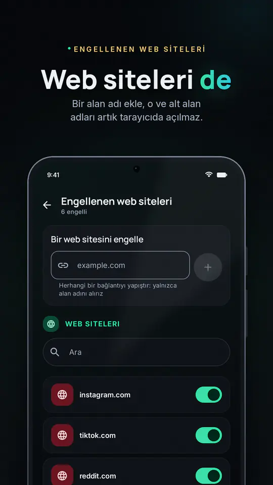 FocusBlocker: Uygulama Engelle ekran görüntüsü 4/4