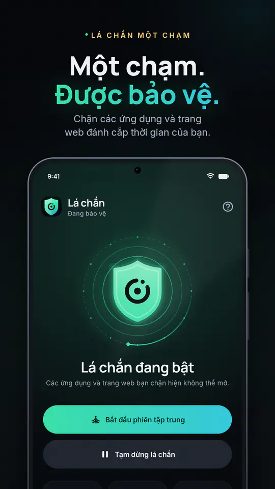 FocusBlocker: Chặn ứng dụng: ảnh chụp màn hình 1/4