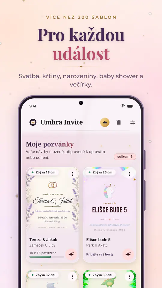 Umbra Invite: snímek obrazovky 3 z 4