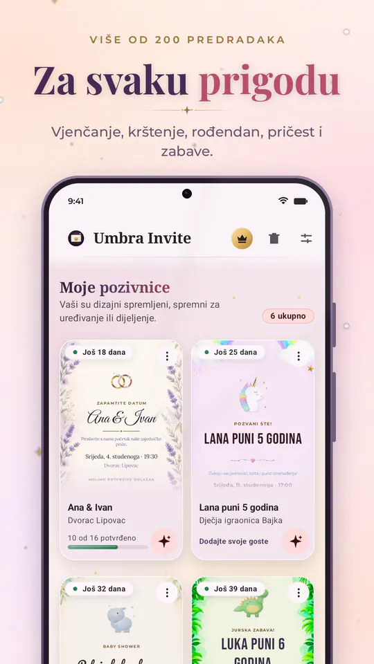 Umbra Invite: snimka zaslona 3 od 4