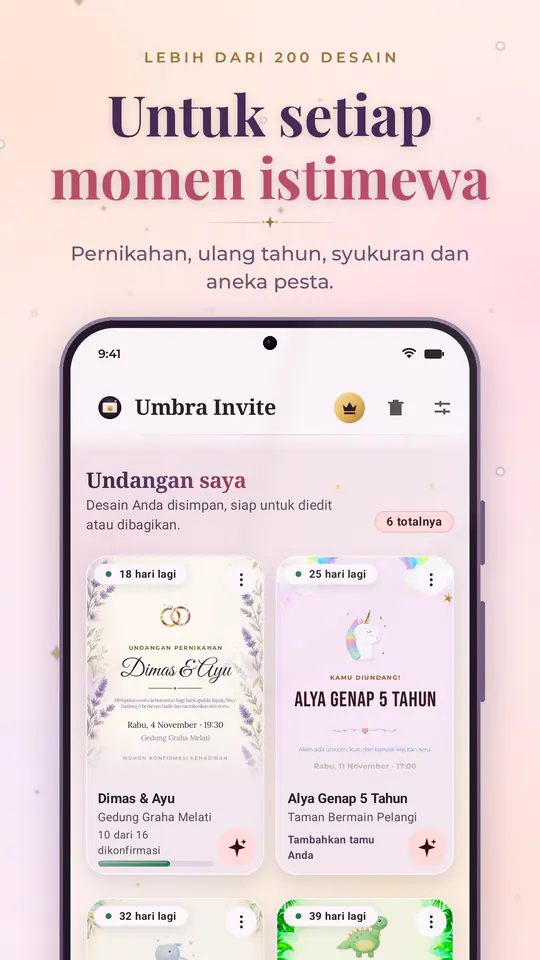 Umbra Invite: tangkapan layar 3 dari 4