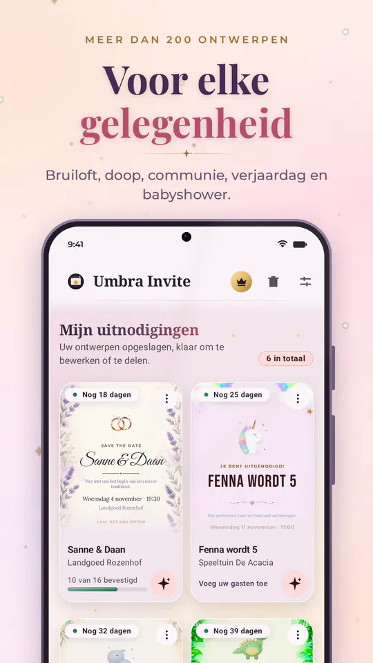 Umbra Invite: schermafbeelding 3 van 4