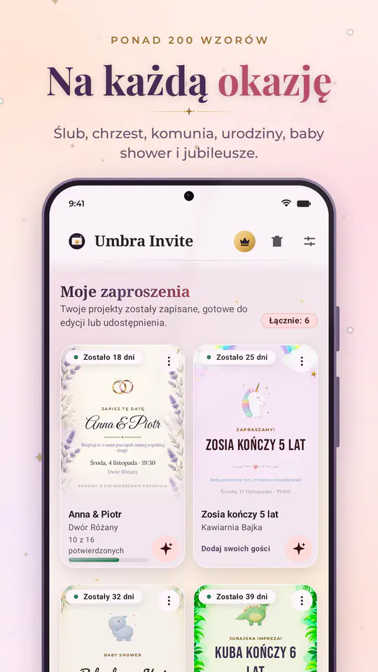 Umbra Invite: zrzut ekranu 3 z 4