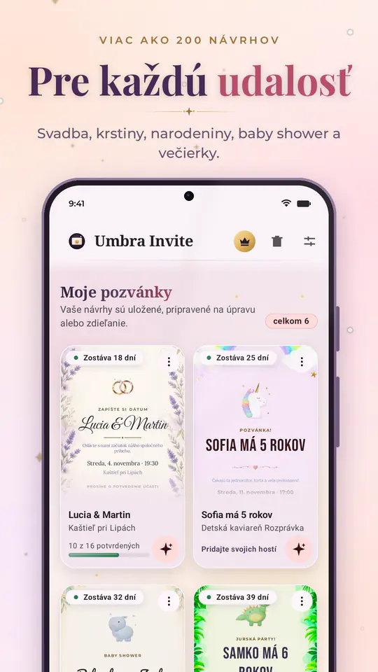 Umbra Invite: snímka obrazovky 3 z 4